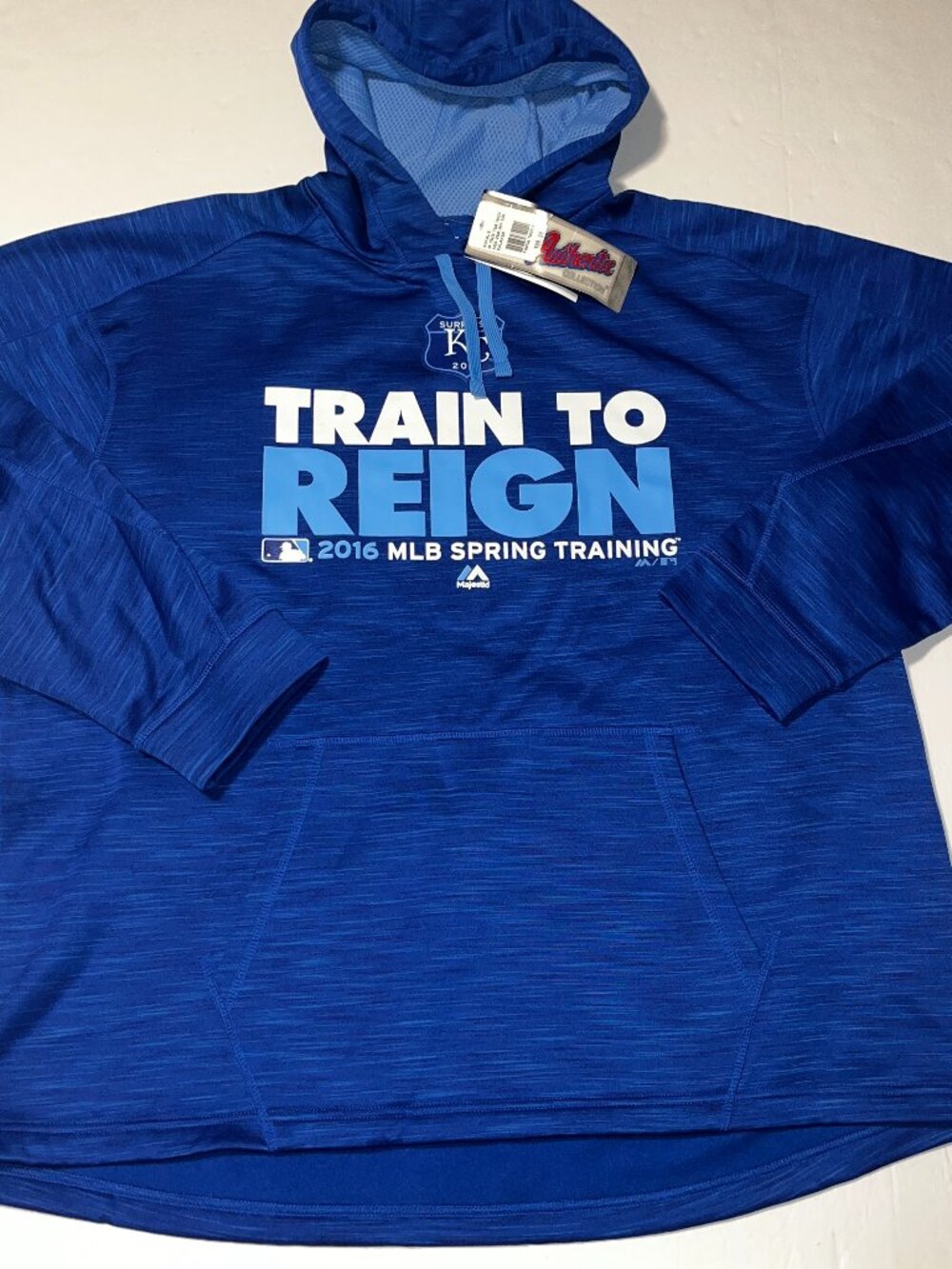 Majestic MLB Kansas City Royals 2016 Train To Reign sweatshirt XXL NWT